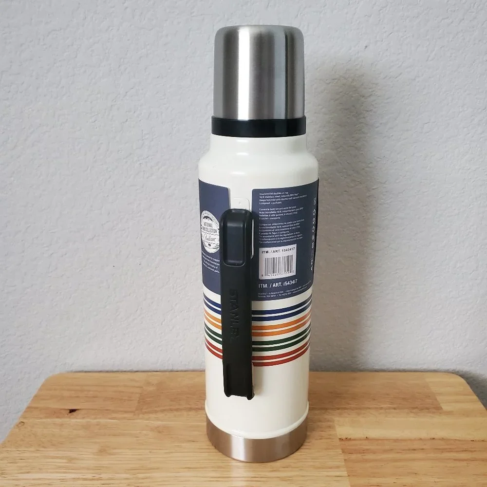 Pendleton Stanley Vacuum Bottle White 1.5 QT New - Picture 4 of 7